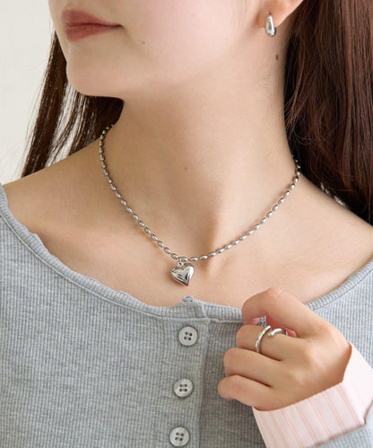 Lara 不鏽鋼心形項鍊