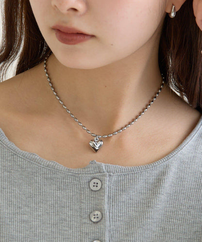 Lara 不鏽鋼心形項鍊