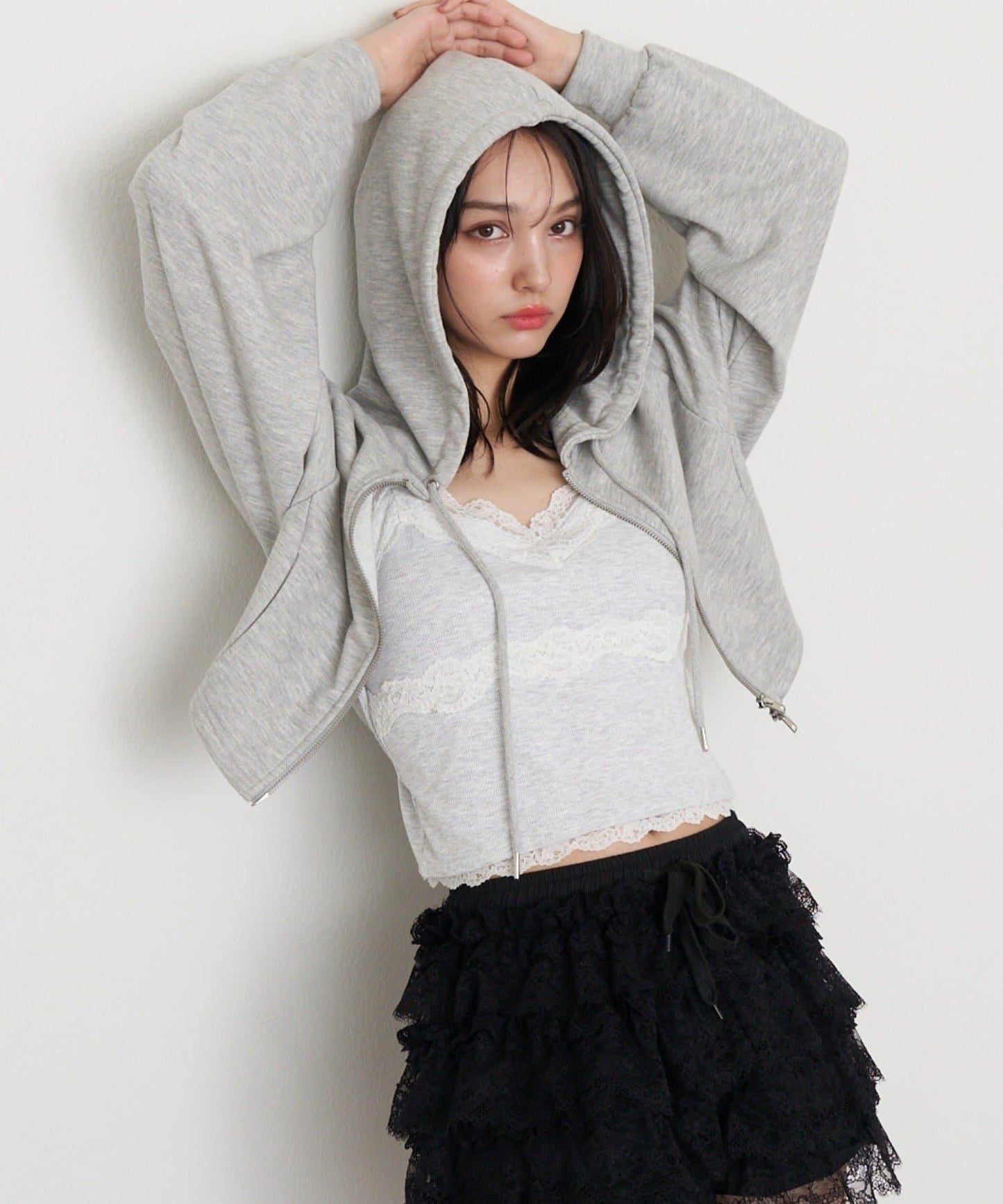 帶胸墊蕾絲吊帶背心