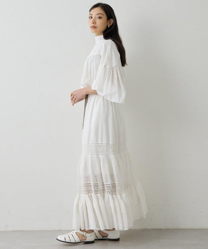 棉質褶皺拼接襯衫