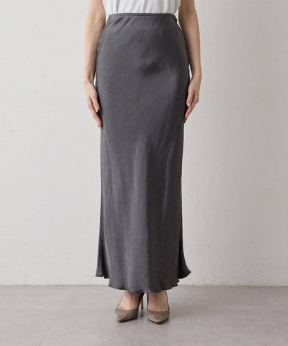 做舊染色長款半身裙