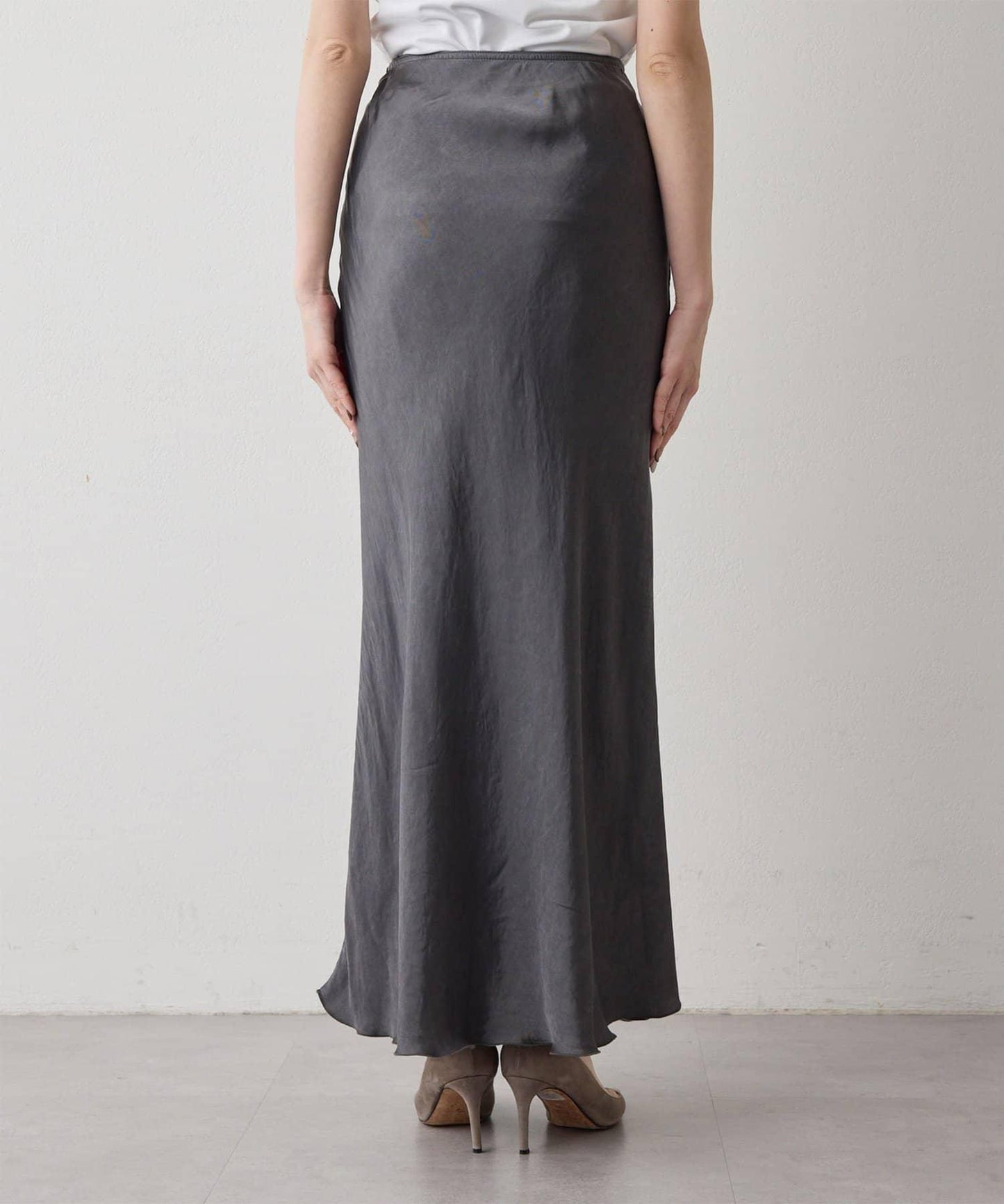 做舊染色長款半身裙