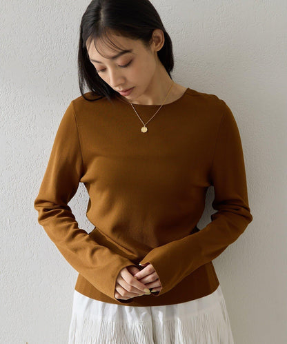 2way順滑彈力面料套頭上衣