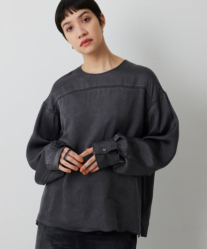 顏料染圓領上衣