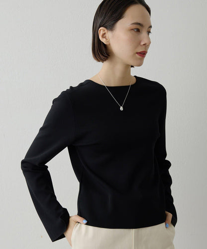 2way順滑彈力面料套頭上衣