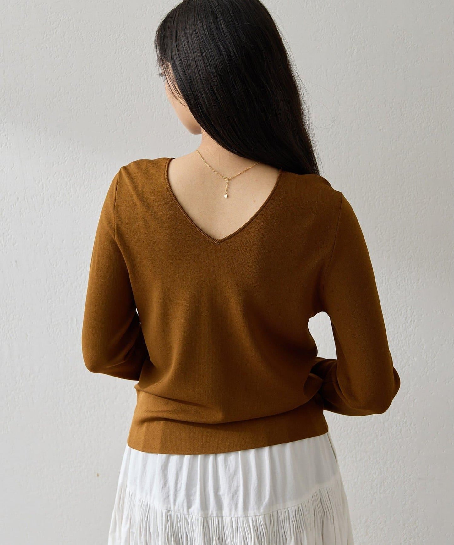 2way順滑彈力面料套頭上衣