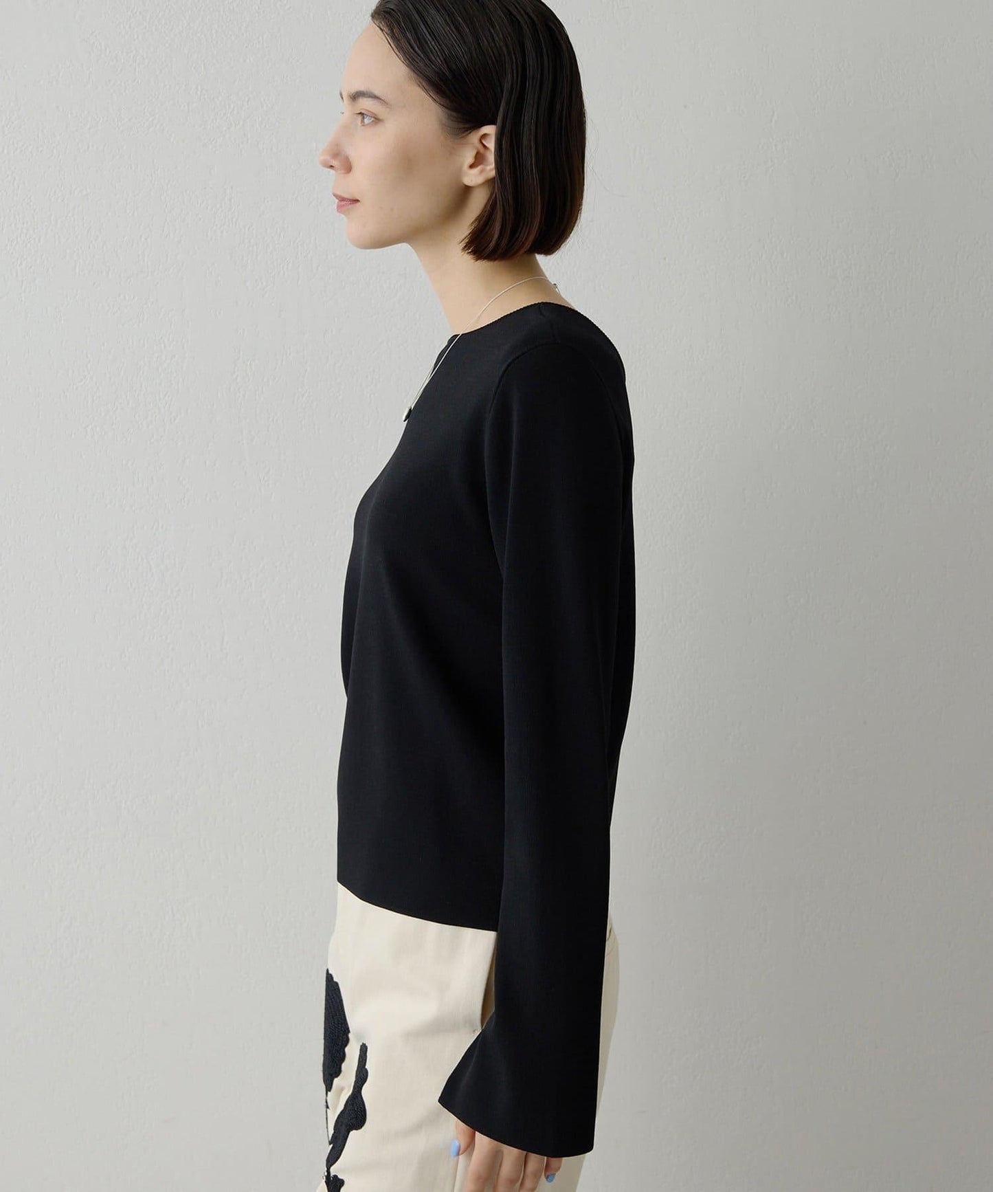 2way順滑彈力面料套頭上衣