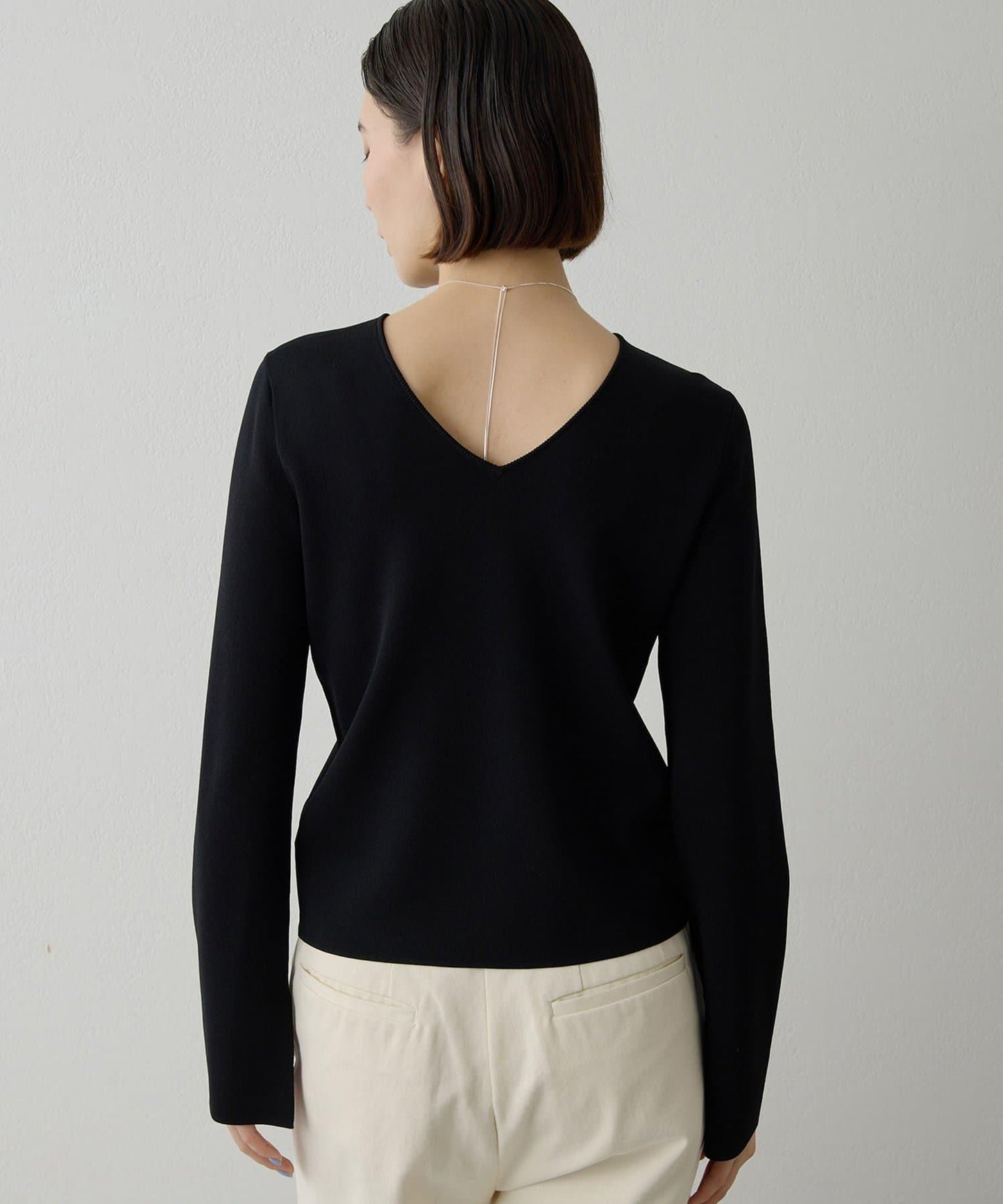 2way順滑彈力面料套頭上衣