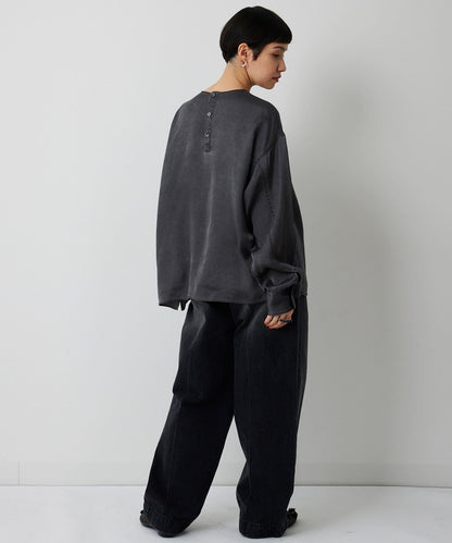 顏料染圓領上衣