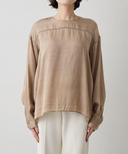 顏料染圓領上衣