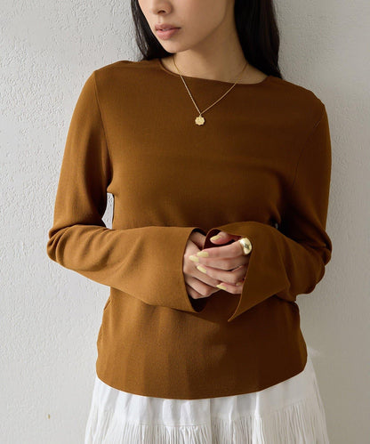 2way順滑彈力面料套頭上衣