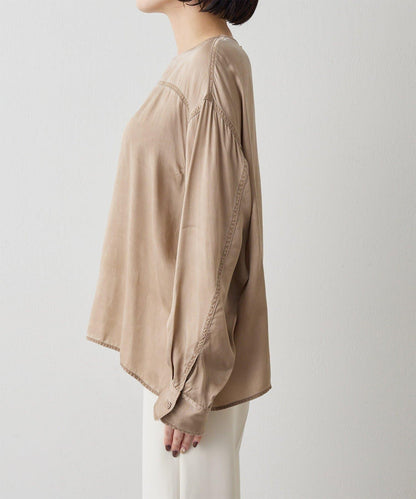 顏料染圓領上衣