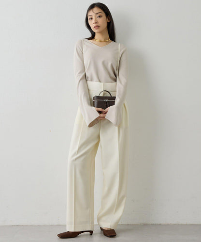 2way順滑彈力面料套頭上衣