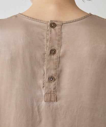 顏料染圓領上衣