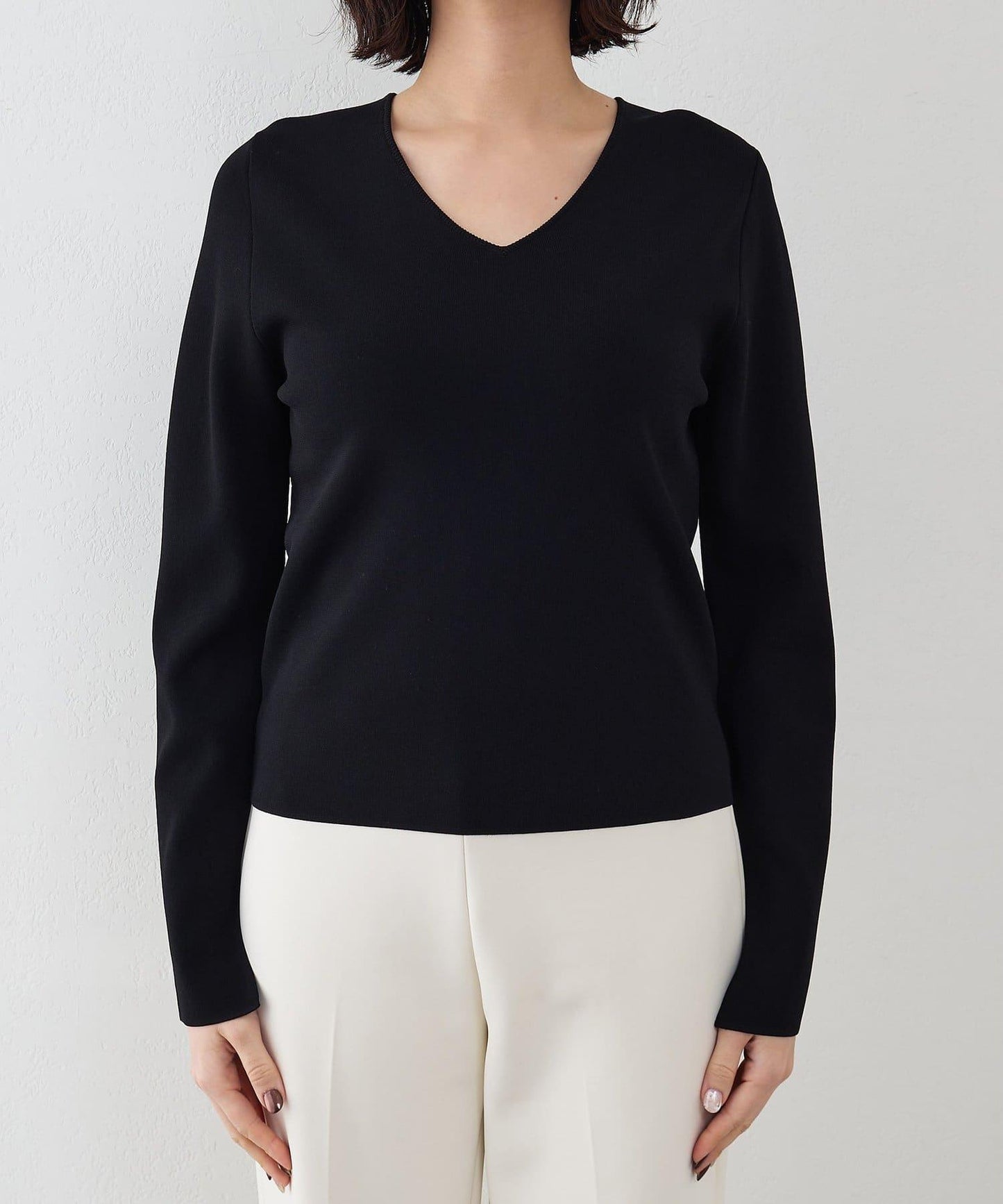 2way順滑彈力面料套頭上衣