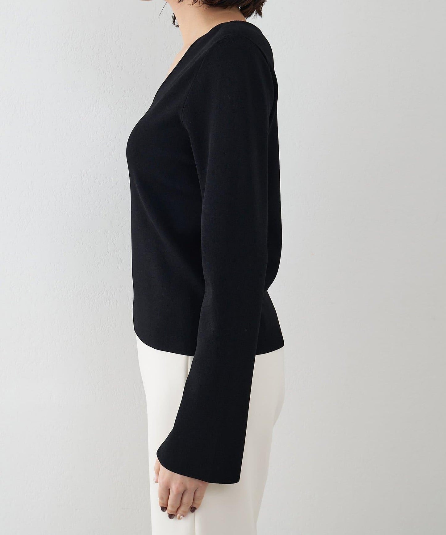 2way順滑彈力面料套頭上衣