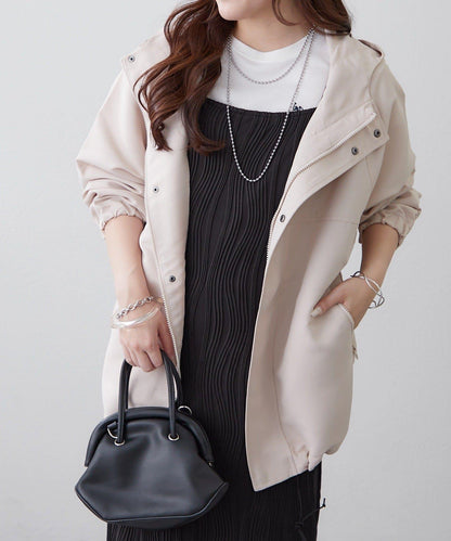 nane 波浪提花圖案吊帶連衣裙