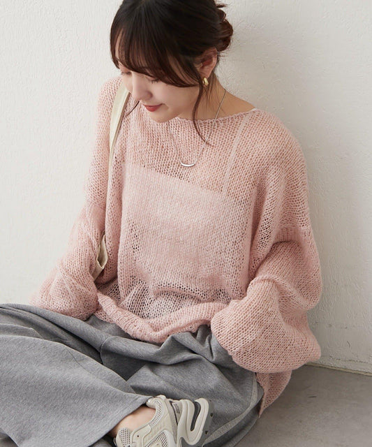 RMAF 低密度薄透針織套頭衫