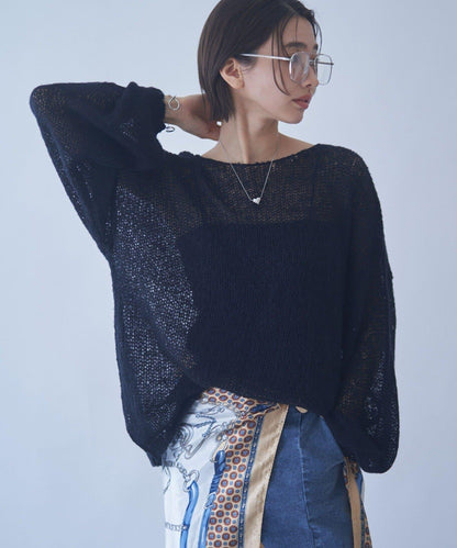 RMAF 低密度薄透針織套頭衫