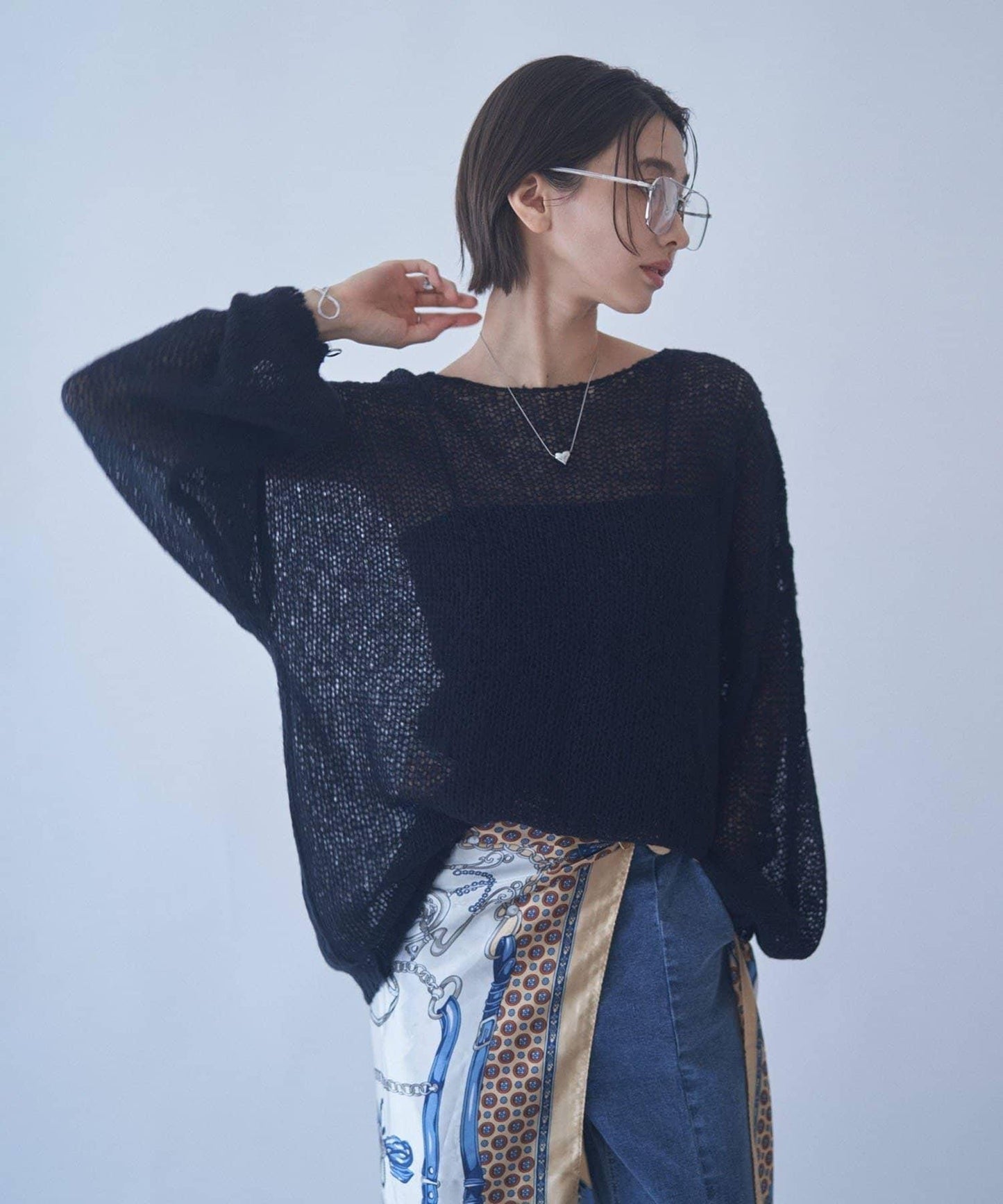 RMAF 低密度薄透針織套頭衫