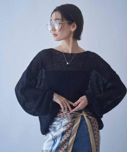 RMAF 低密度薄透針織套頭衫