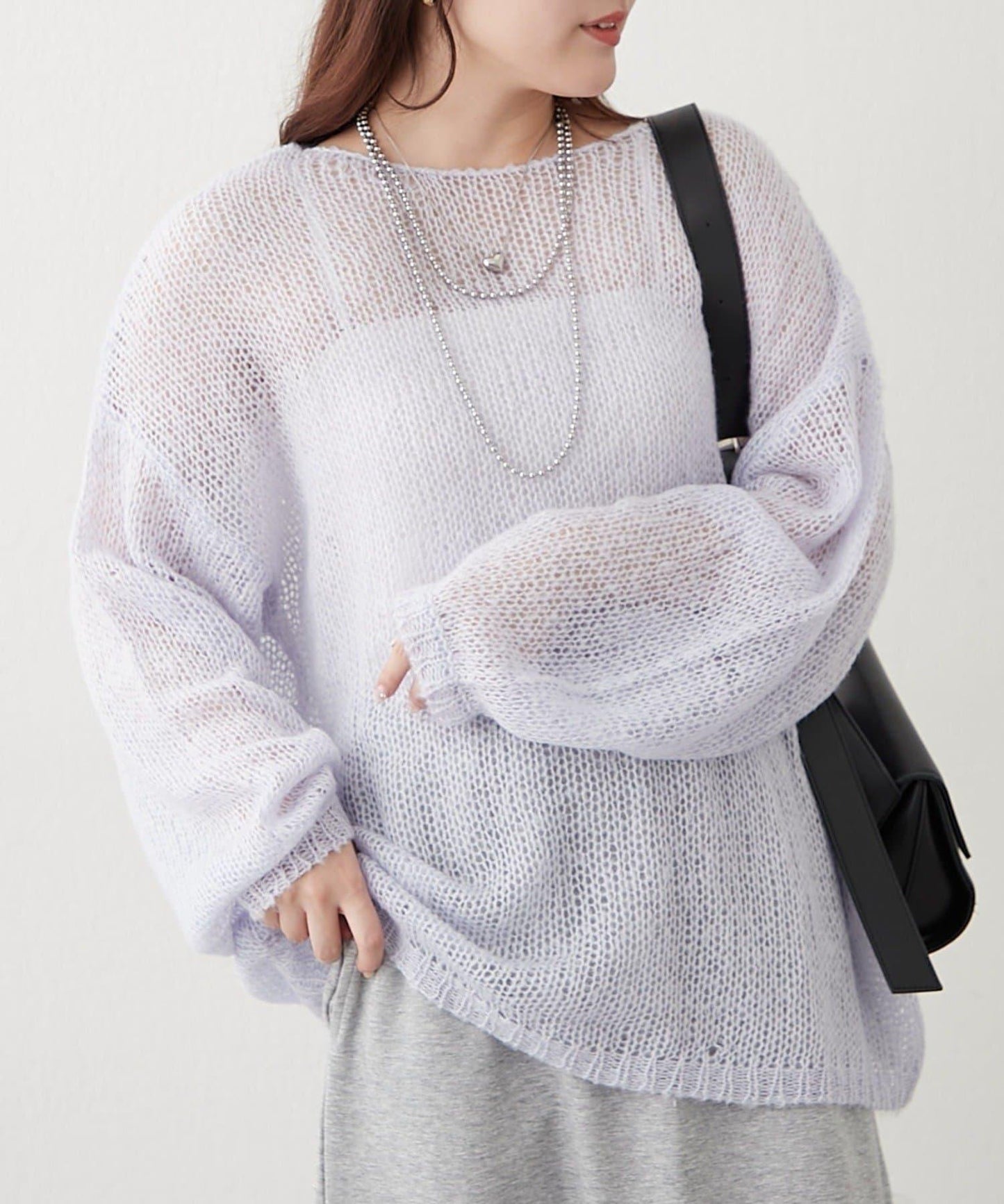 RMAF 低密度薄透針織套頭衫