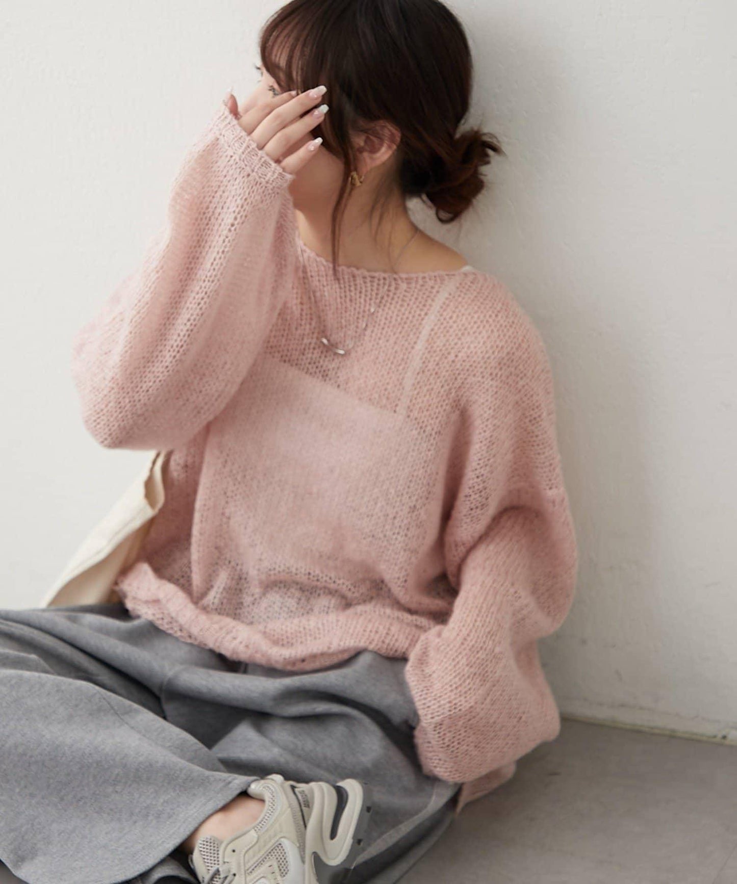 RMAF 低密度薄透針織套頭衫