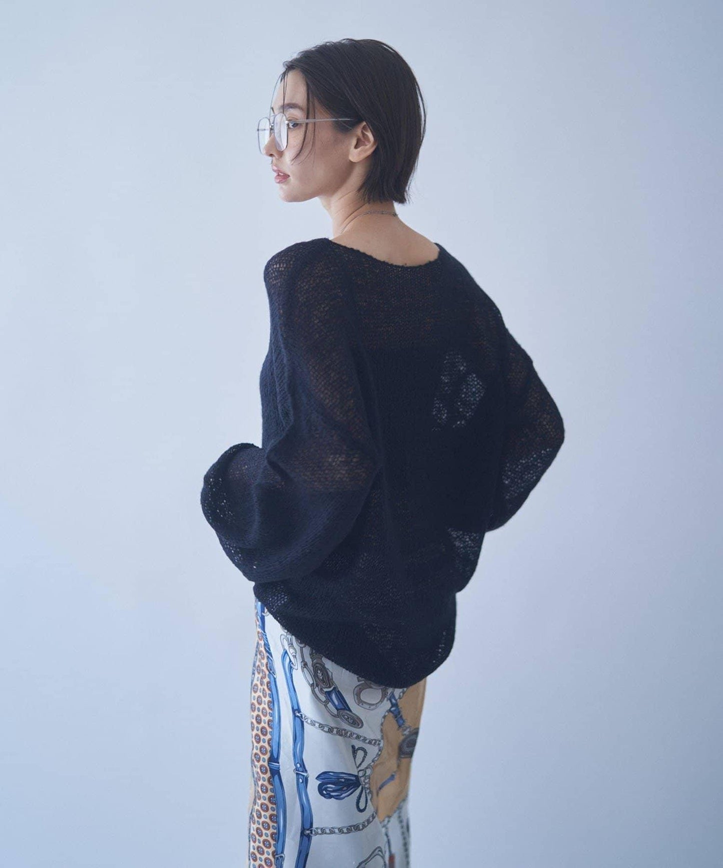 RMAF 低密度薄透針織套頭衫