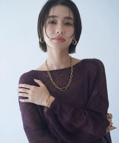 RMAF 低密度薄透針織套頭衫