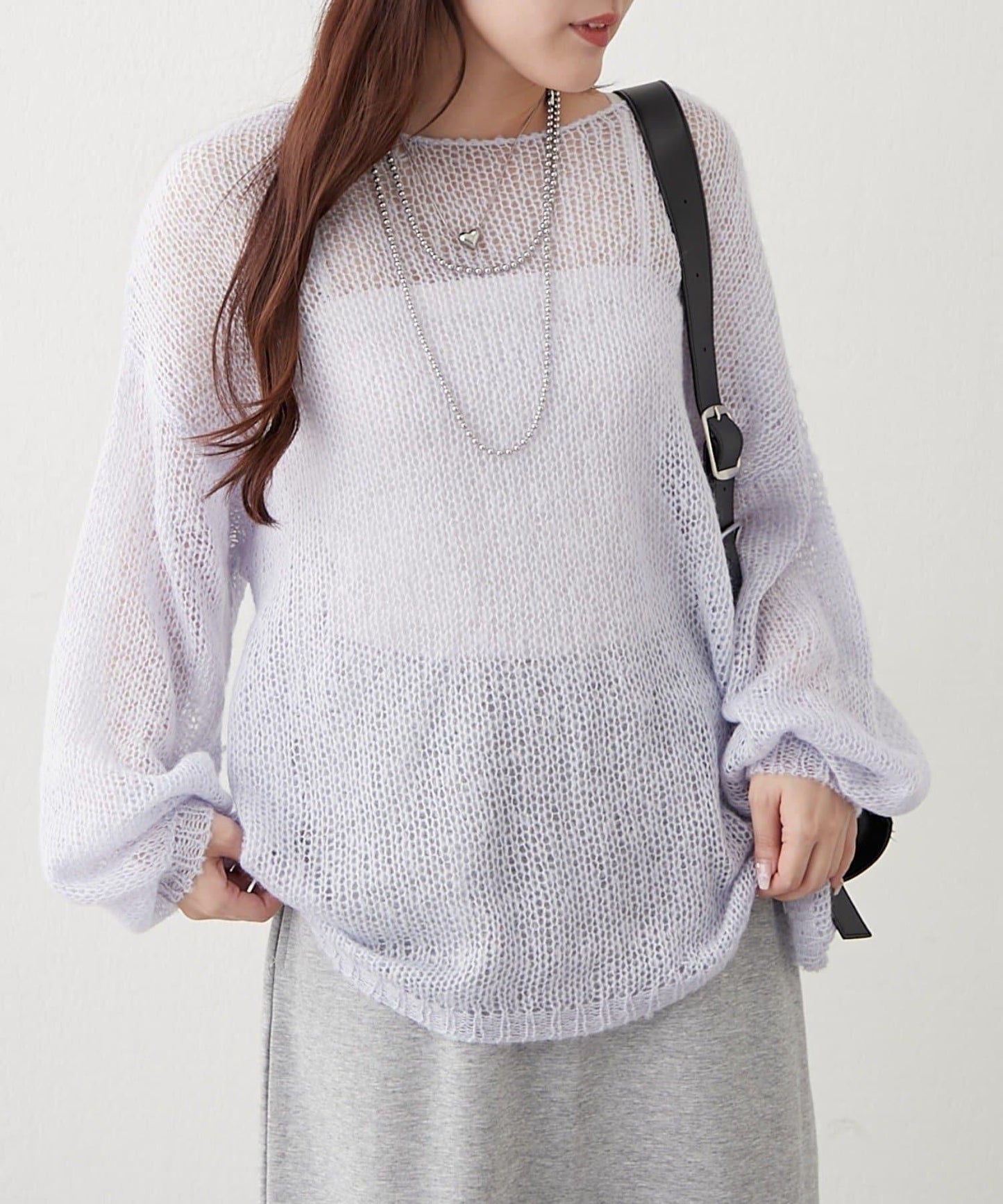 RMAF 低密度薄透針織套頭衫