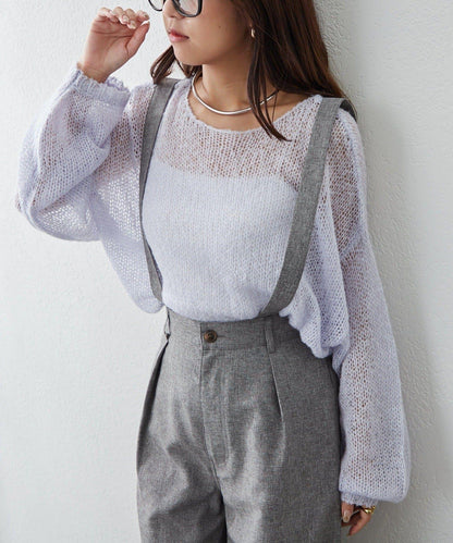 RMAF 低密度薄透針織套頭衫