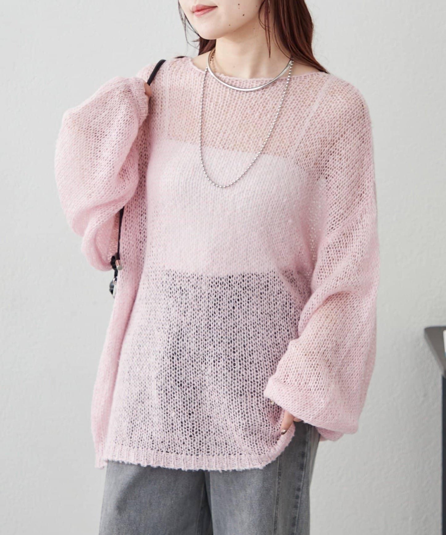 RMAF 低密度薄透針織套頭衫