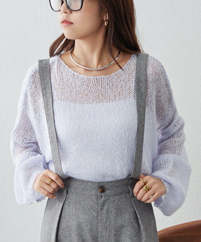 RMAF 低密度薄透針織套頭衫