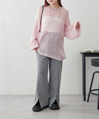 RMAF 低密度薄透針織套頭衫