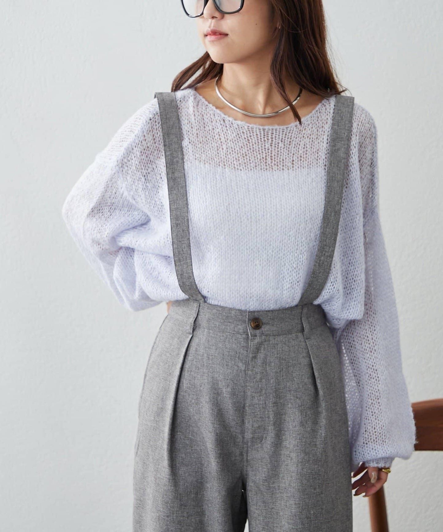 RMAF 低密度薄透針織套頭衫