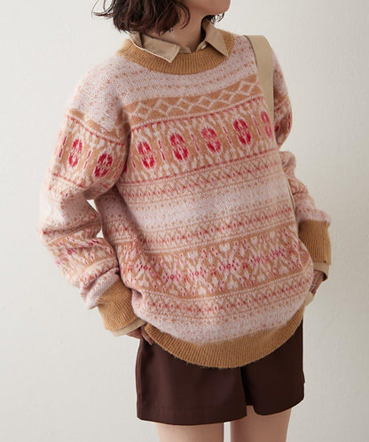 NUNIFE 超起毛提洛風針織上衣