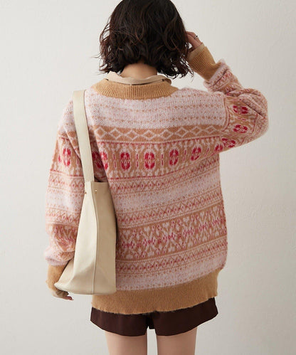 NUNIFE 超起毛提洛風針織上衣