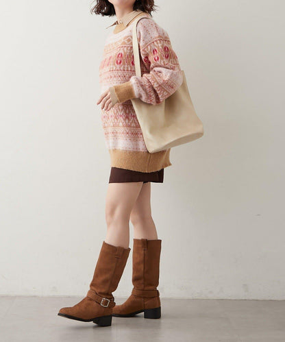 NUNIFE 超起毛提洛風針織上衣