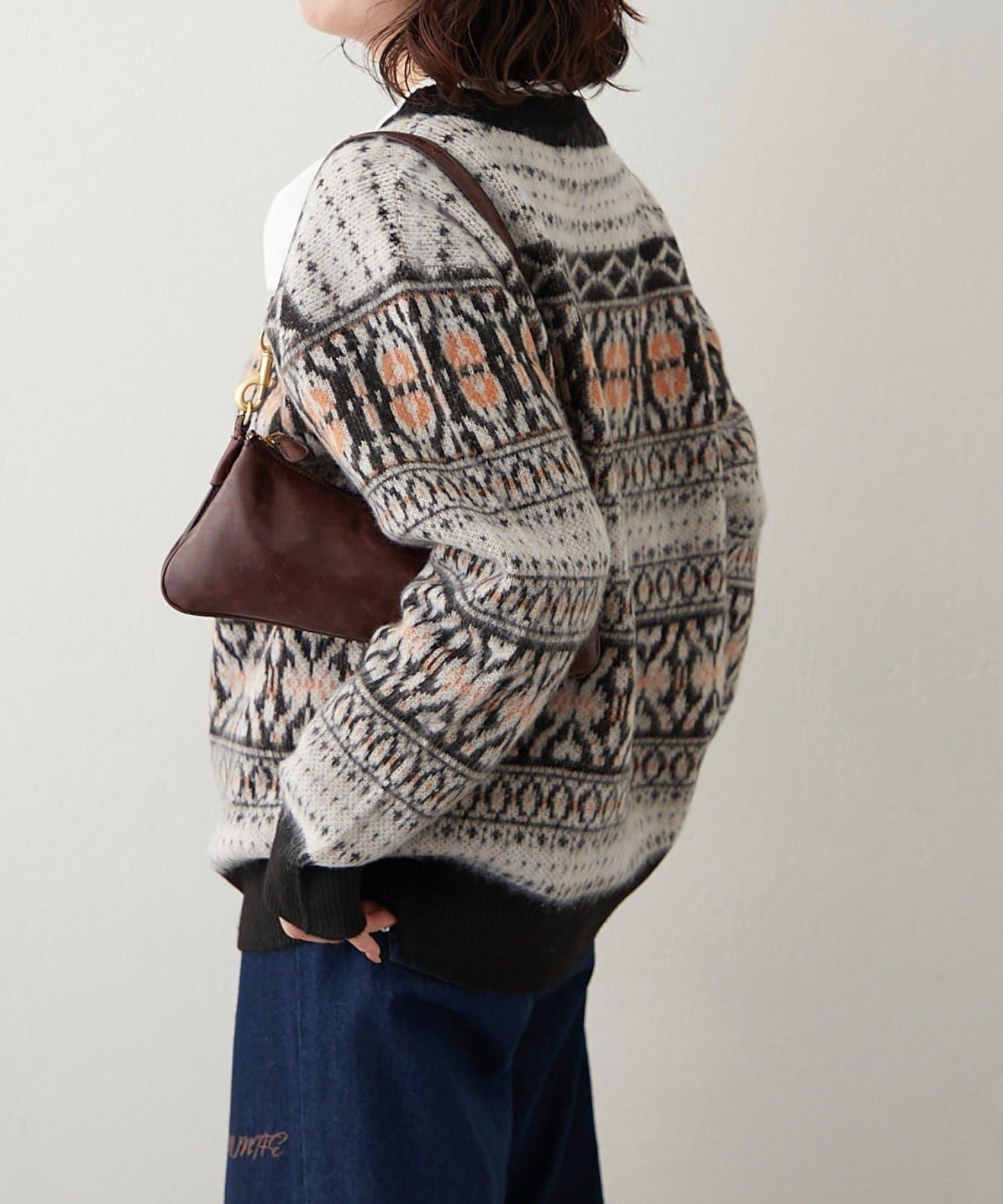 NUNIFE 超起毛提洛風針織上衣