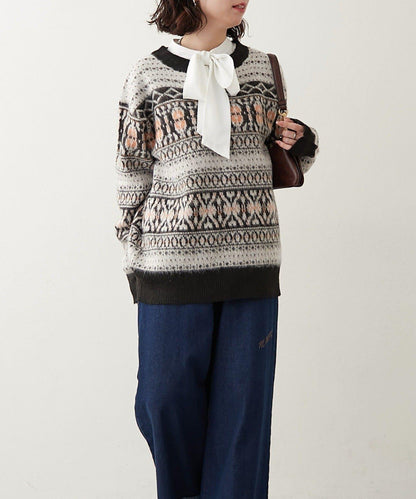 NUNIFE 超起毛提洛風針織上衣