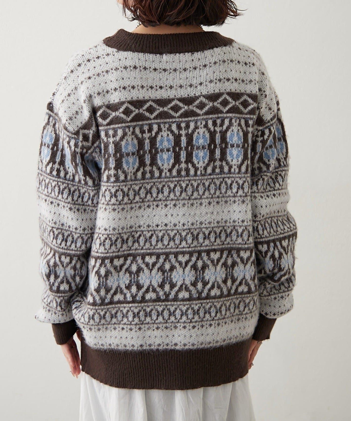 NUNIFE 超起毛提洛風針織上衣