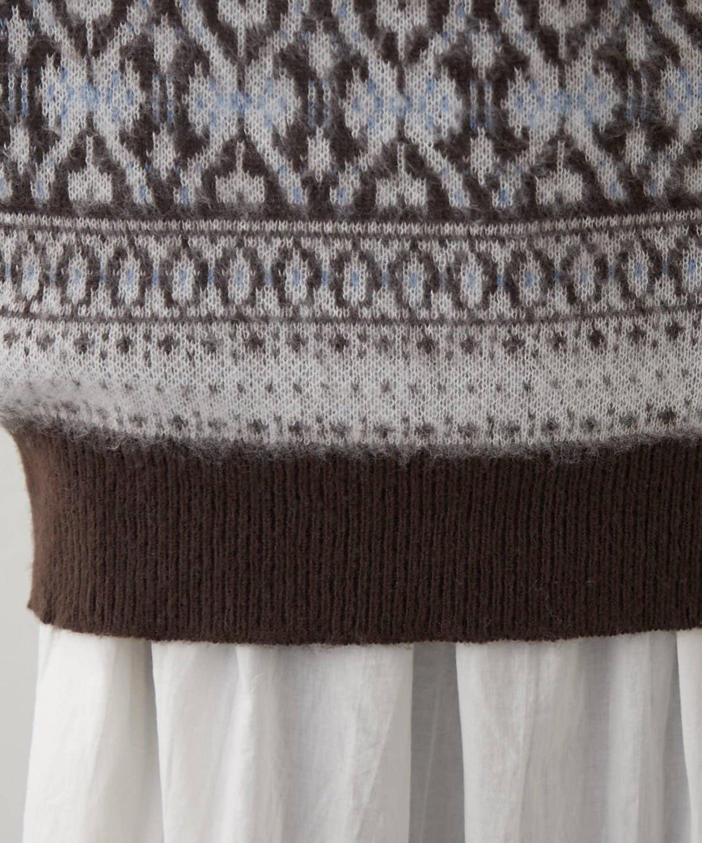 NUNIFE 超起毛提洛風針織上衣