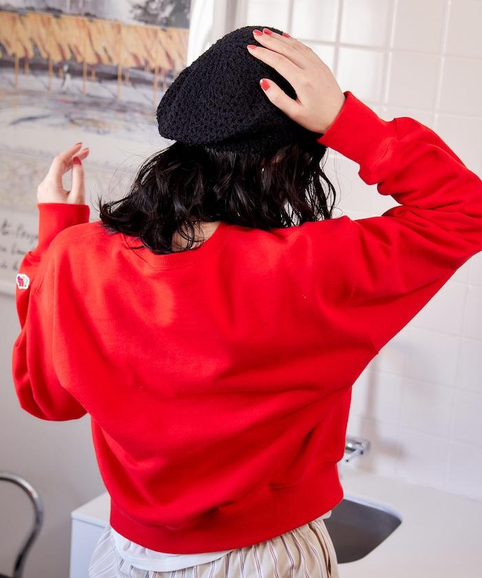 鏤空編織 針織 貝雷帽