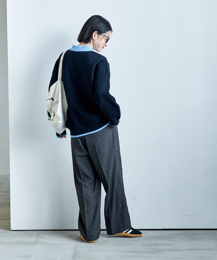 可機洗 衛衣風 配色 Polo針織衫