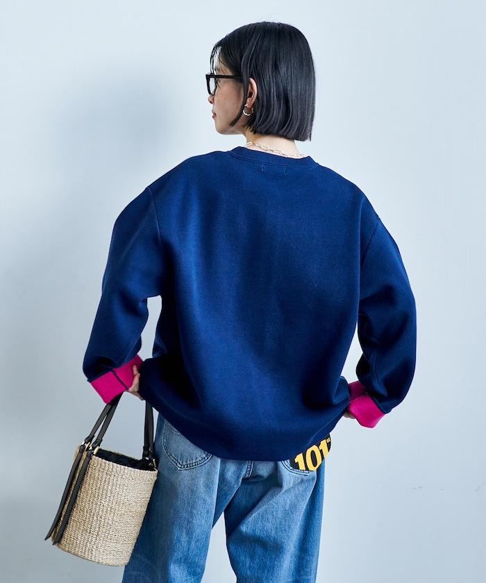 可機洗衛衣感拼色針織開衫