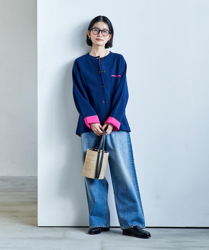 可機洗衛衣感拼色針織開衫