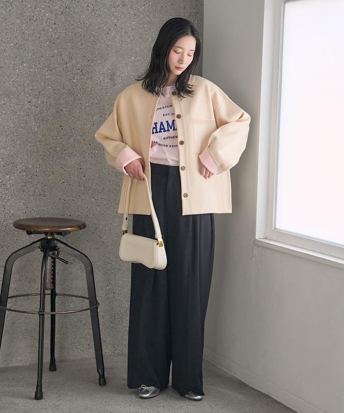 可機洗衛衣感拼色針織開衫