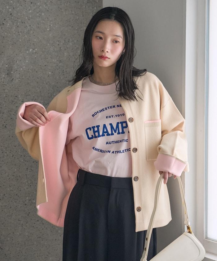 可機洗衛衣感拼色針織開衫