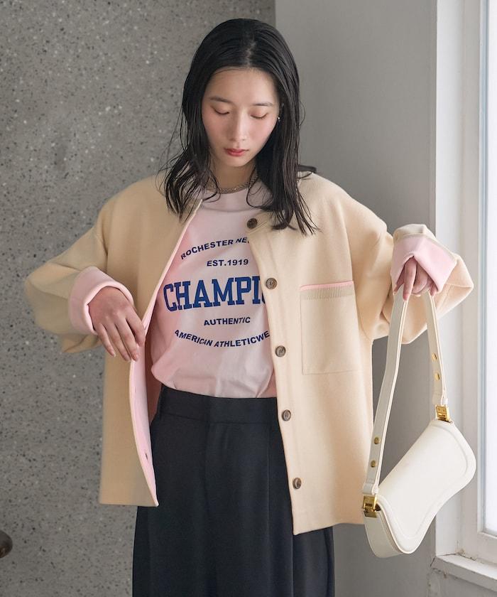 可機洗衛衣感拼色針織開衫