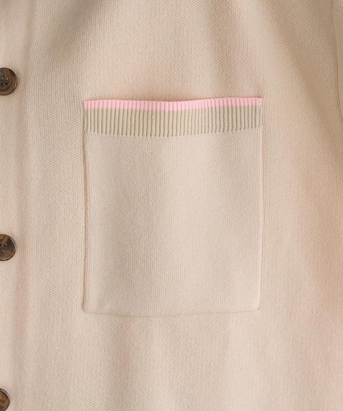 可機洗衛衣感拼色針織開衫